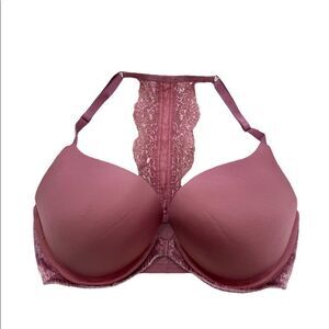 Victoria’s Secret bra dusty pink purple size 34B womens shiny padded